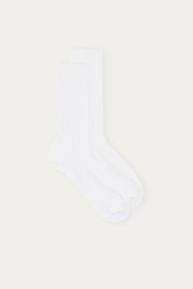 Intimissimi Kort Terrycloth Socks Wit | NLIIZ72359